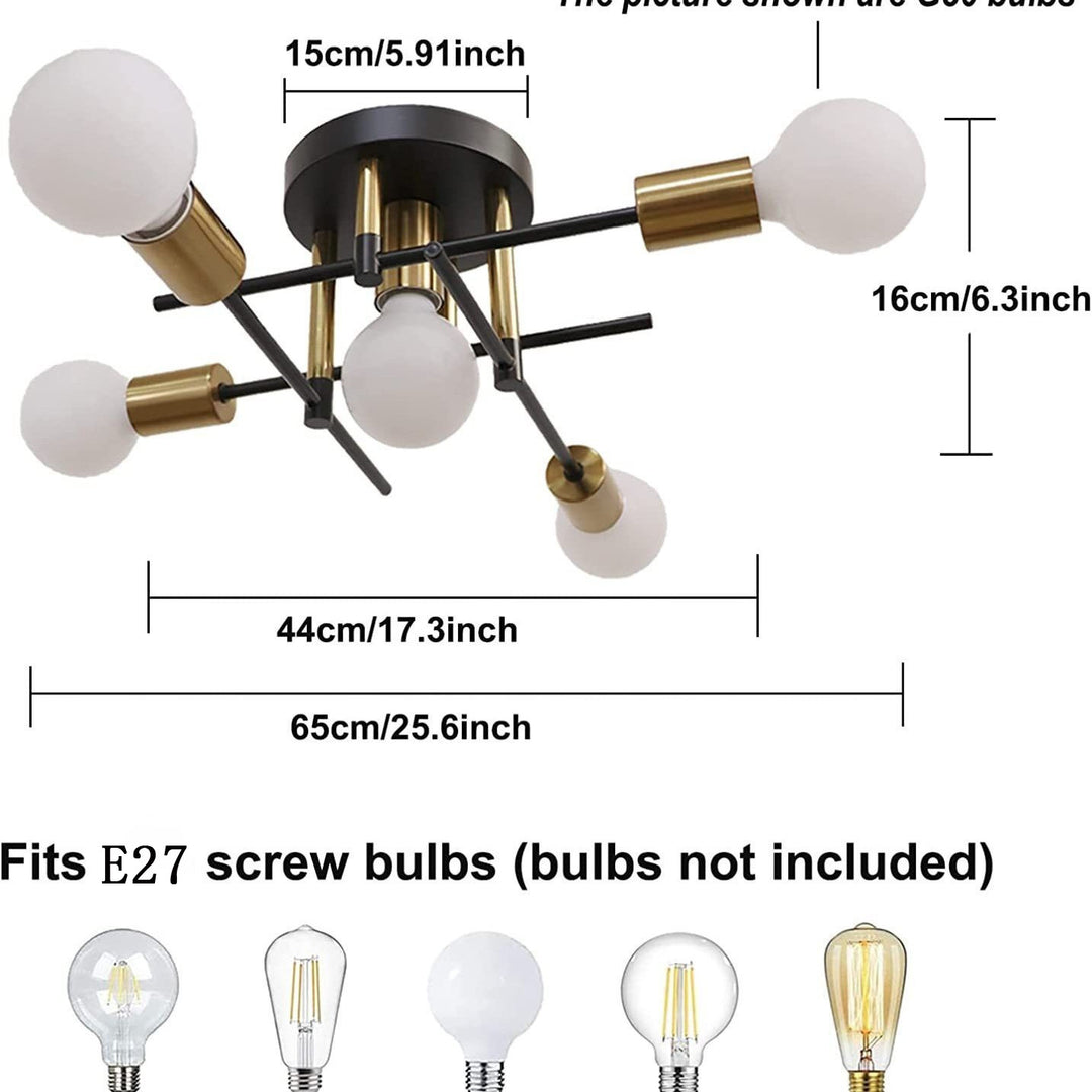 Modern Industrial Ceiling Fixture