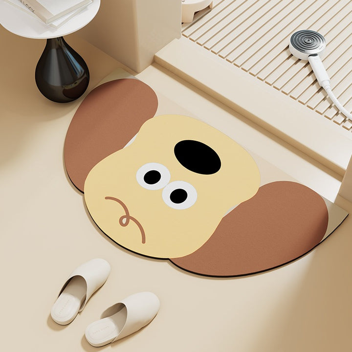 Decorative Bathroom Mat Kalsten