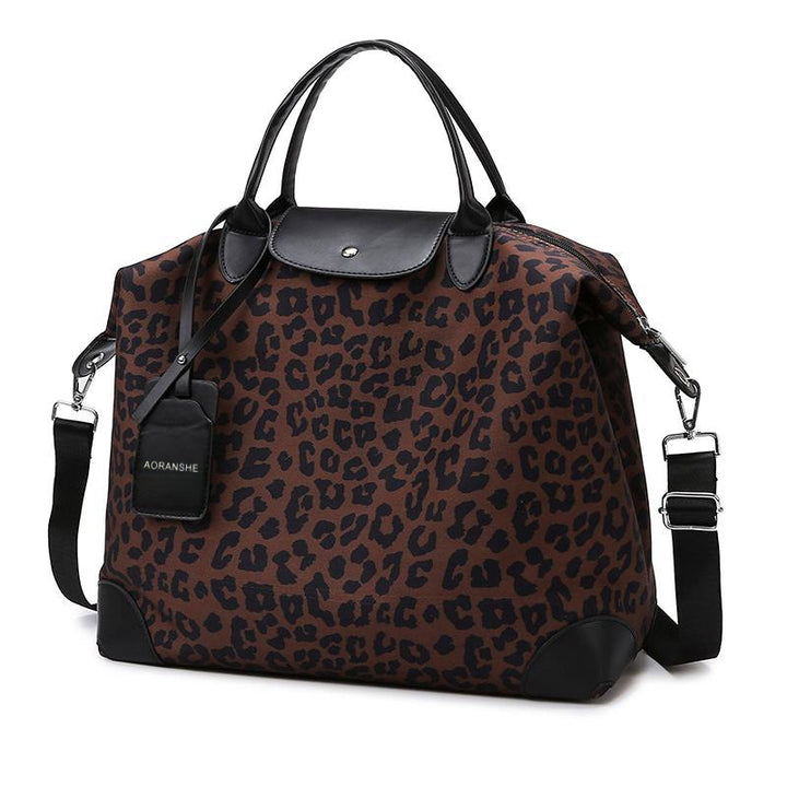 Stylish Animal Print Weekend Duffel Bag