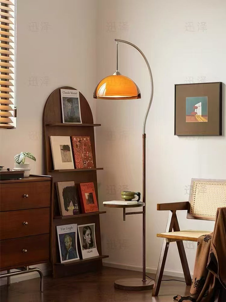 Modern Arc Floor Lamp with Adjustable Shade