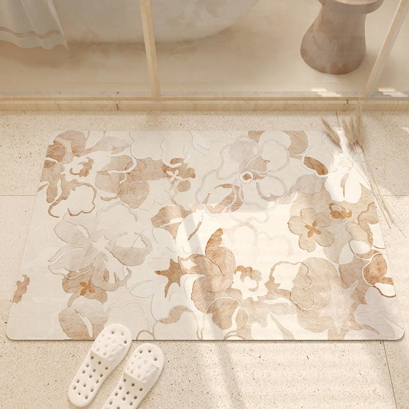 Abstract Soft Bath Mat