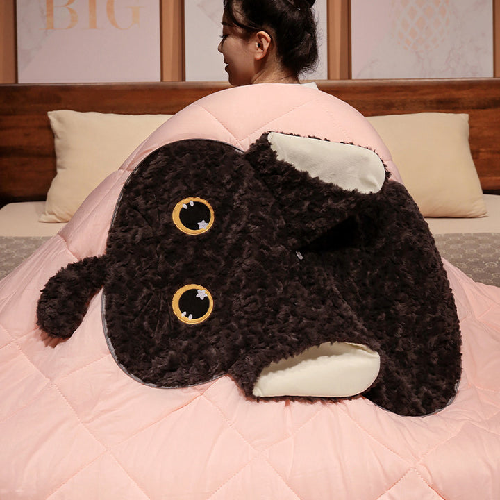 Plush pillow and blanket set