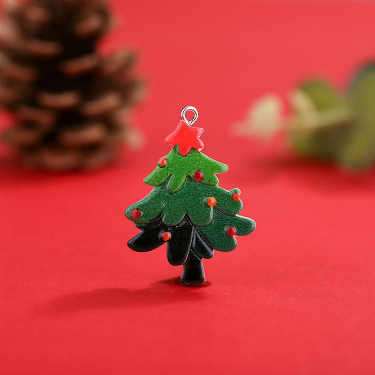 Santa-Themed Decorative Charm Kalsten