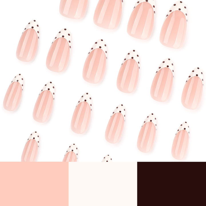Artful manicure with elegant French tip Kalsten