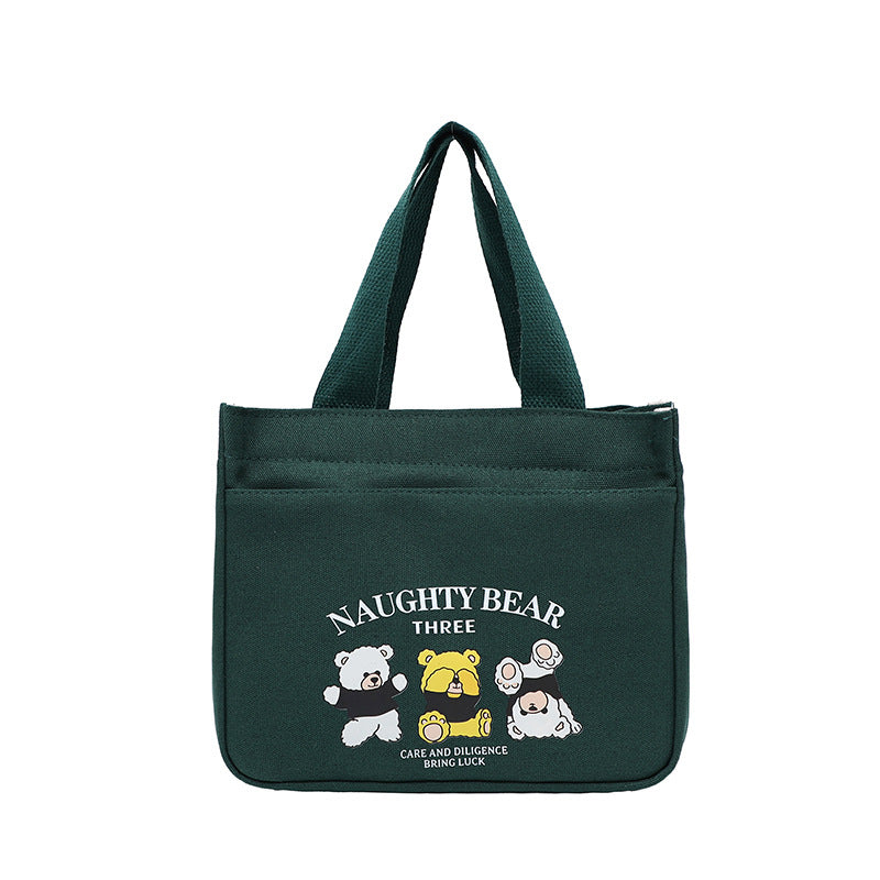 Portable Embroidered Tote Bag