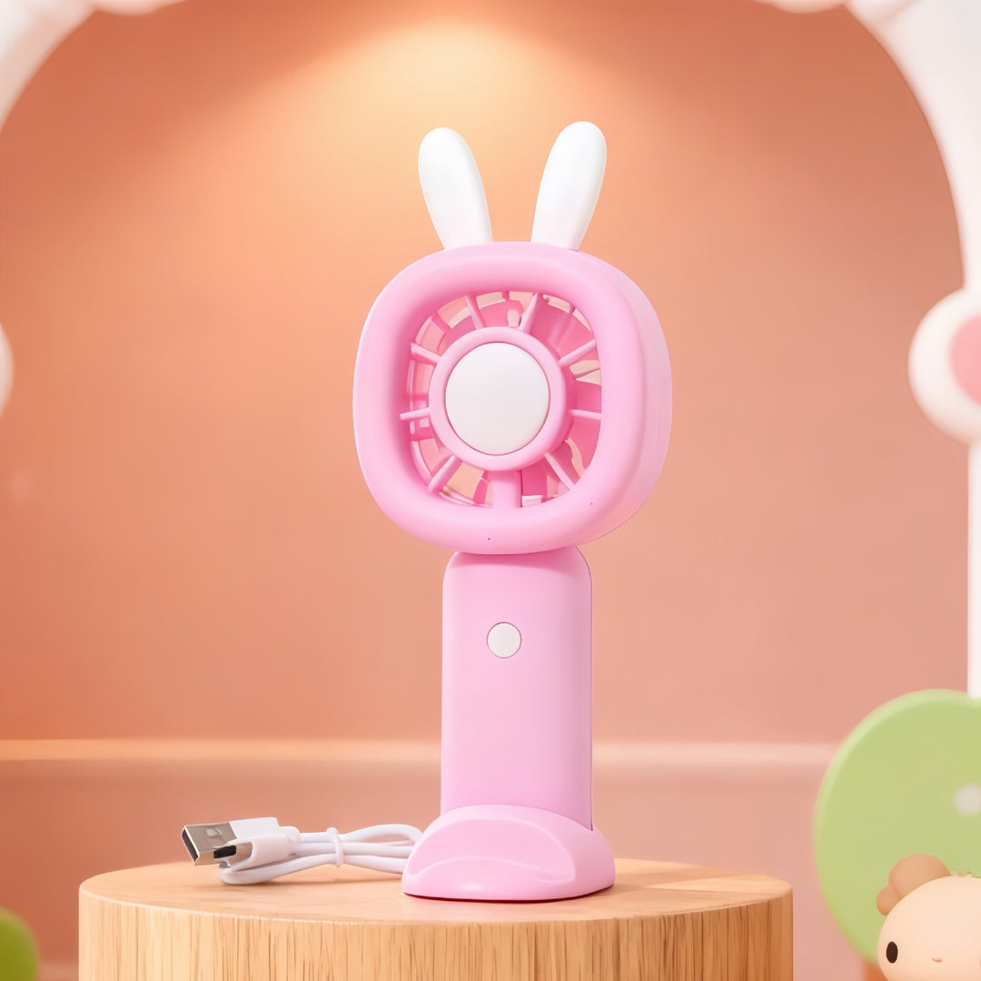 Ladies' portable mini fan in playful bunny design Kalsten