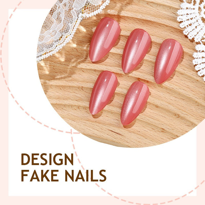 Nail set with elegant shimmer surface Kalsten
