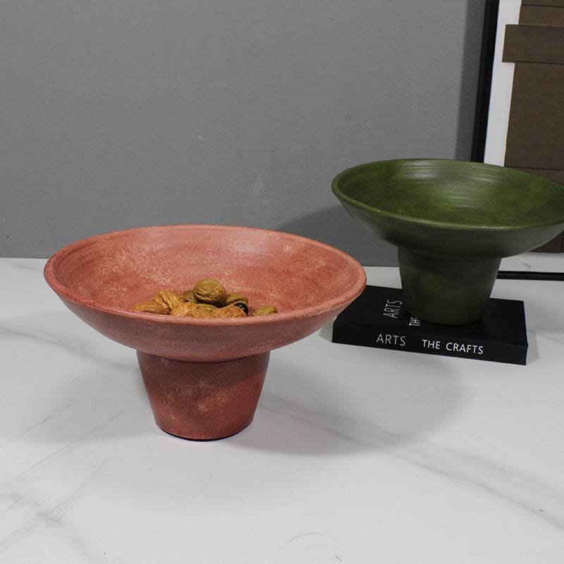 Artistic Clay Serving Bowl