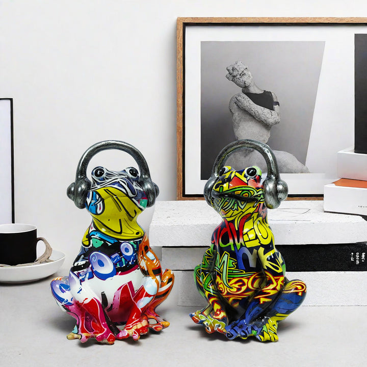 Musical Frog Sculpture Kalsten