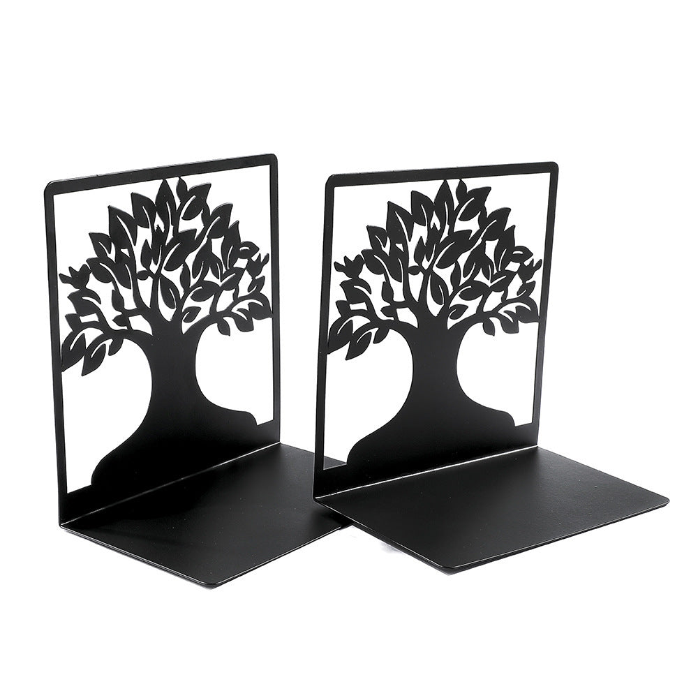 Decorative Metal Tree Design Bookends
