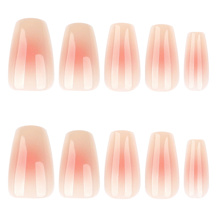 Elegant Gel Nails with Naturally Glossy Finish Kalsten