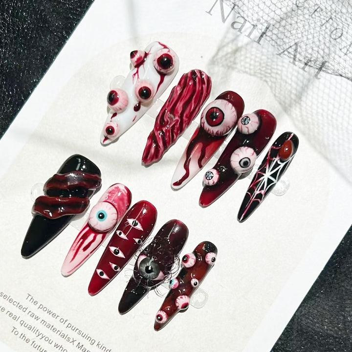 Creative Halloween Art Nail Set Kalsten