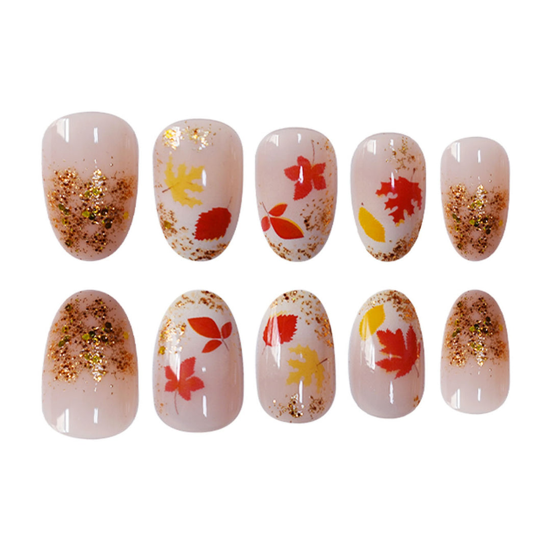 Autumn Leaf Press-On Nails Kalsten
