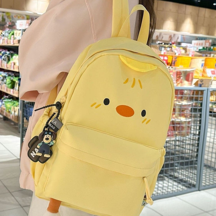 Creative Designed Backpack with Plush Applications Kalsten