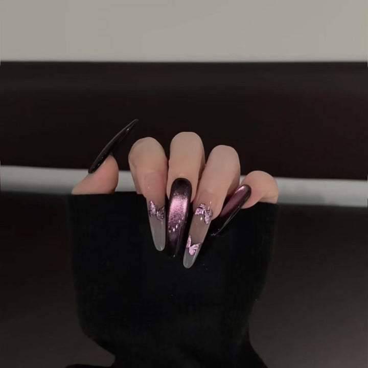 Artistic Butterfly Nail Art Extensions