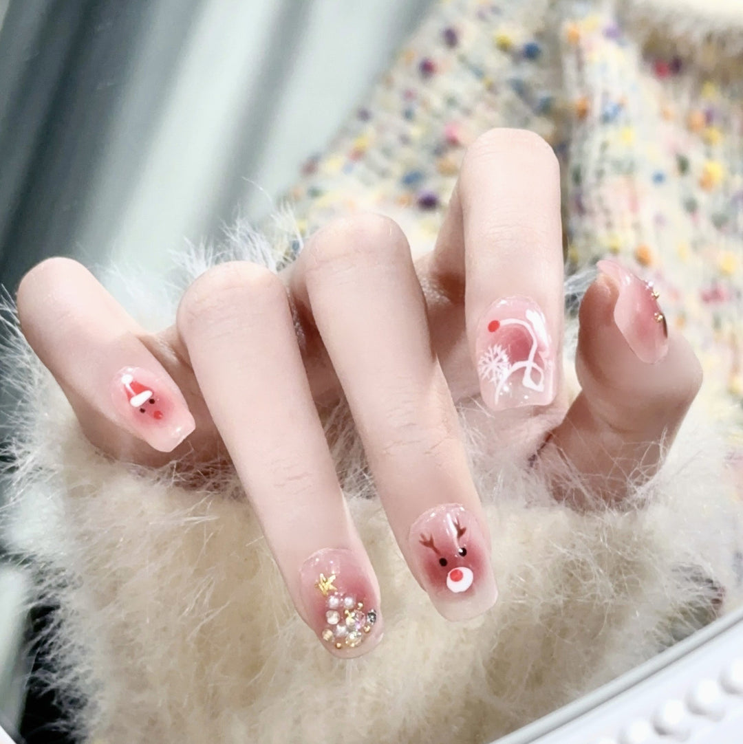 Fun Character-Themed Press-On Nail Art Kalsten