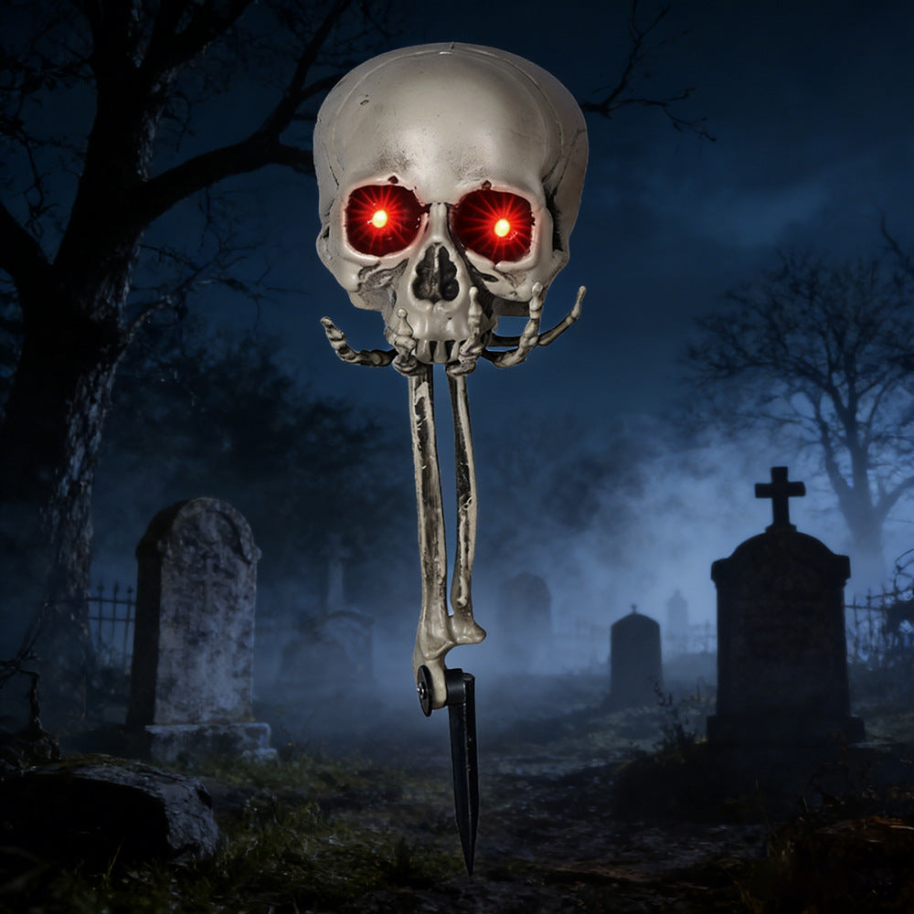 Creepy Decorative Skeleton Head Prop Kalsten