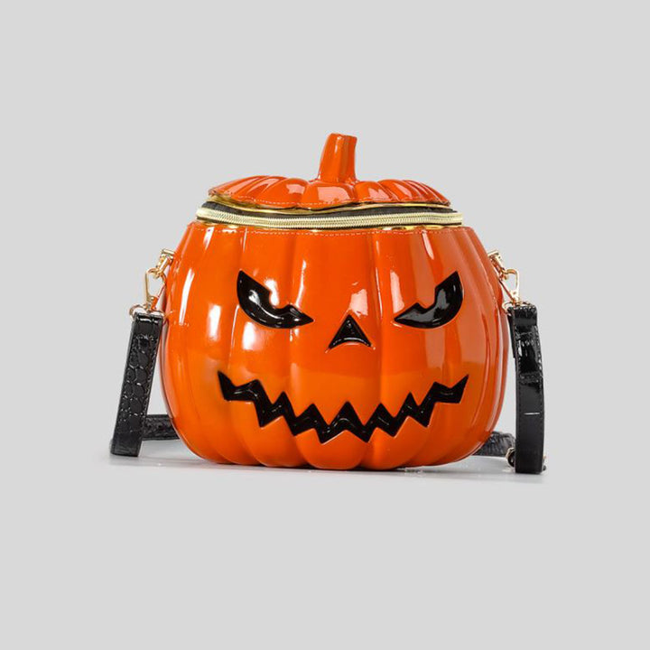 Novelty Pumpkin-Shaped Handbag