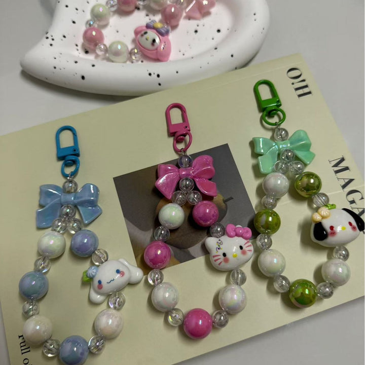 Cute Character Beaded Phone Chain kalsten