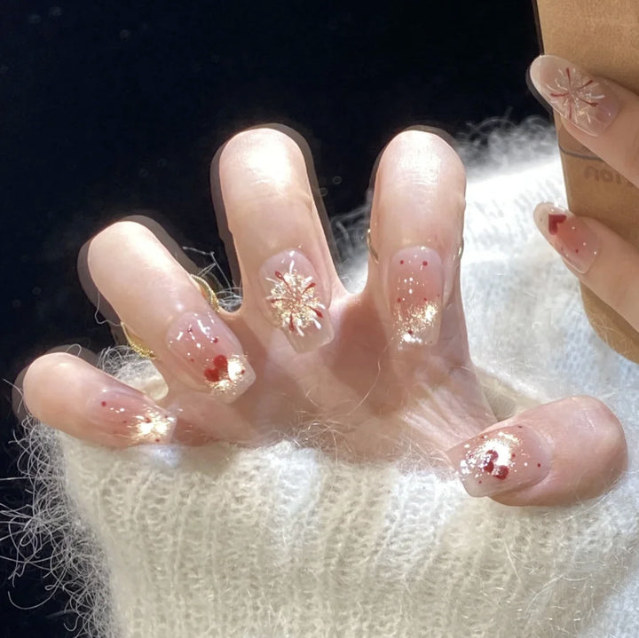 Crystal Embellished Press-On Nails Kalsten
