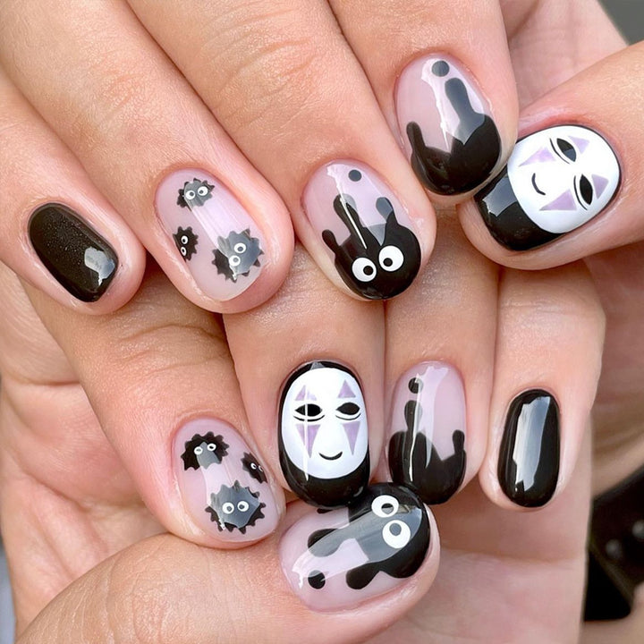 Glamorous Glittery Stiletto Press-On Nails Kalsten