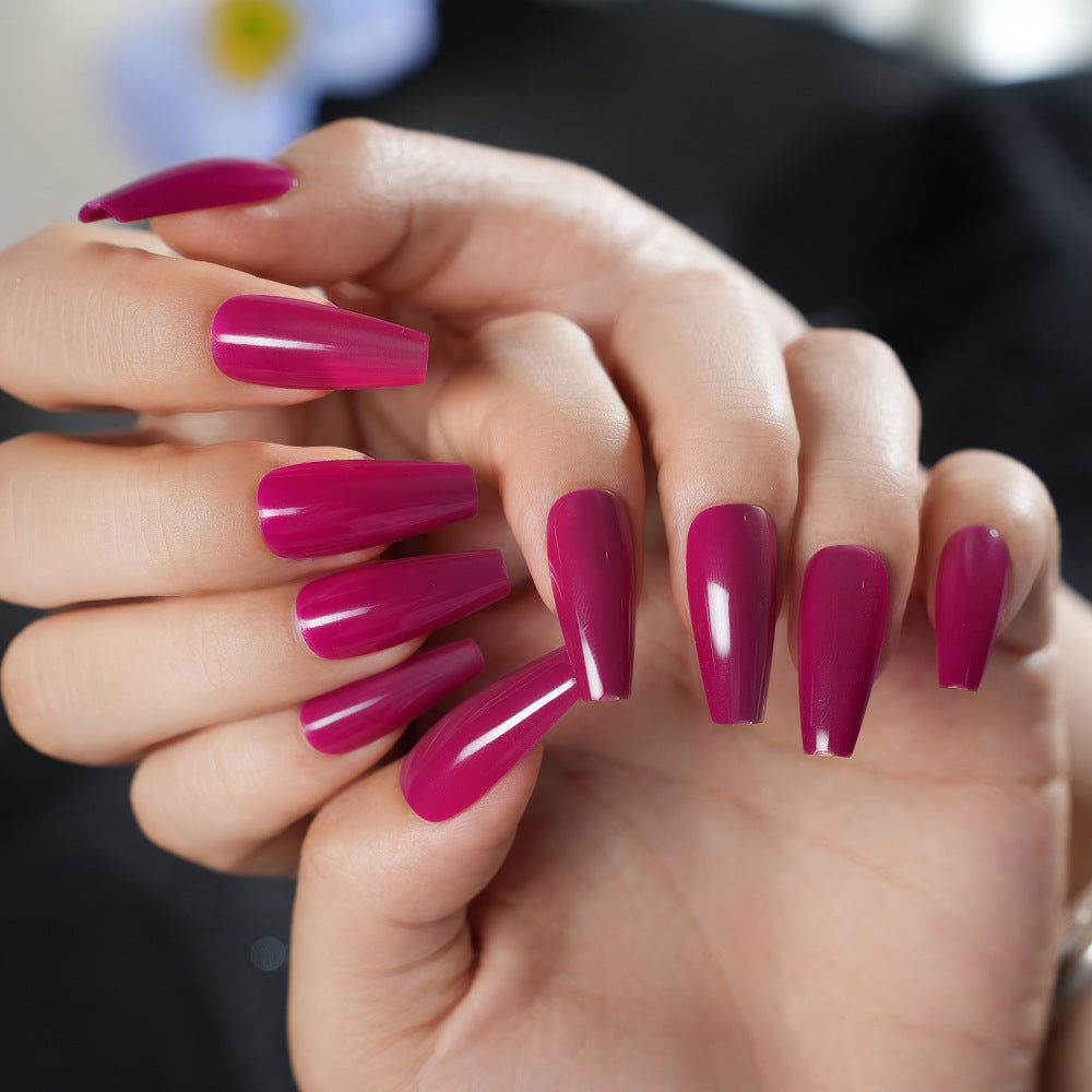 Premium Glossy Press-On Nail Set Kalsten