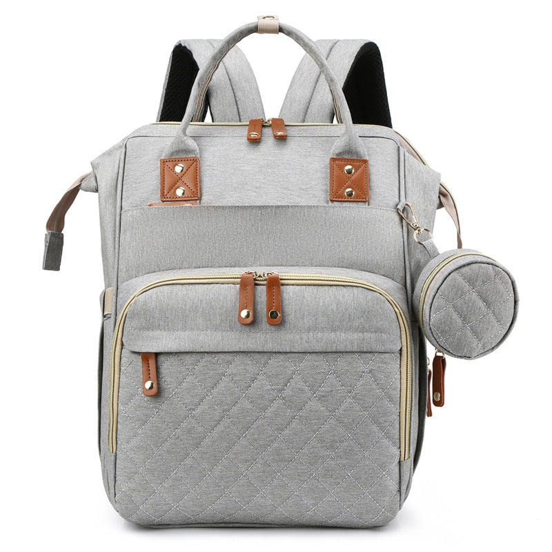 Multi-Functional Quilted Diaper Backpack Kalsten