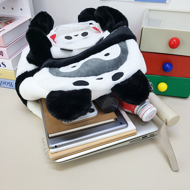 Plush Backpack with Playful Panda Design Kalsten