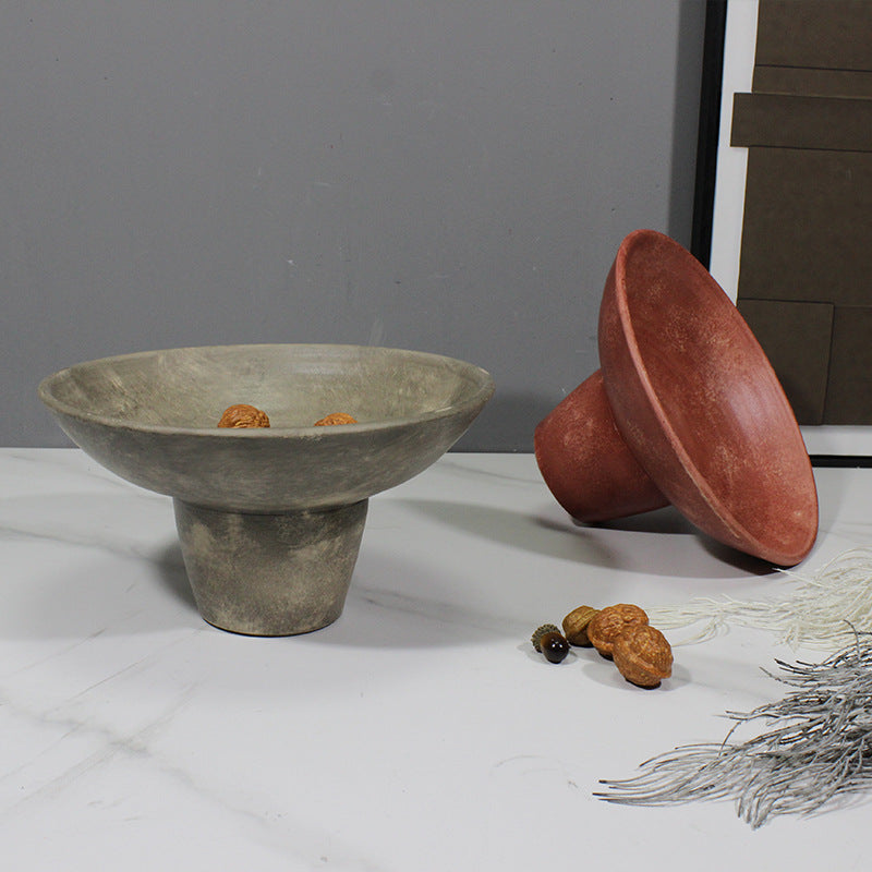 Artistic Clay Serving Bowl