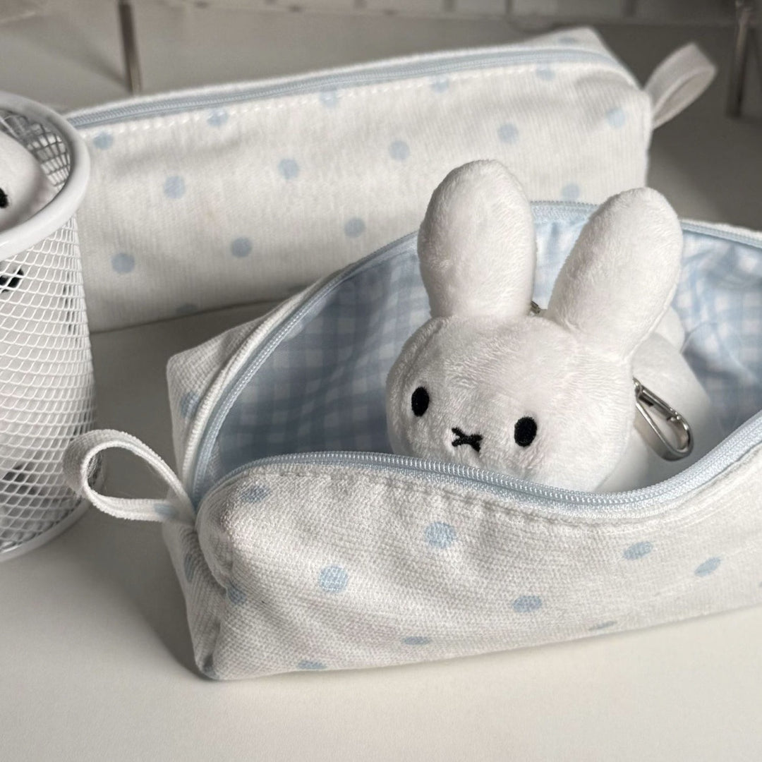 Cute Plush Bunny-Themed Pencil Case
