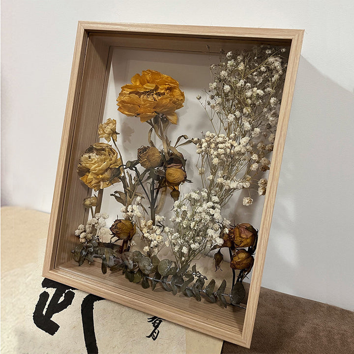 Floral Shadow Box Display for Home Decor