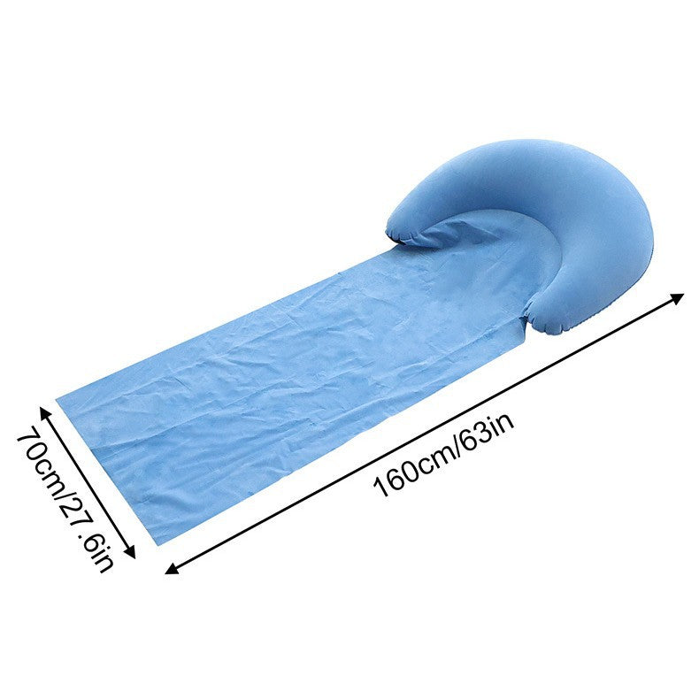 Women Inflatable Relax Lounger with Integrated Headrest Kalsten