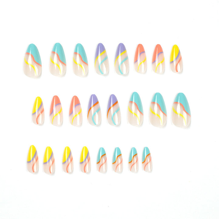 Artful Nail Art with Modern Color Accents Kalsten