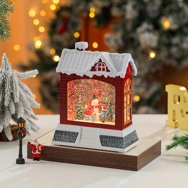 Christmas Village Snow Globe Figurine Kalsten