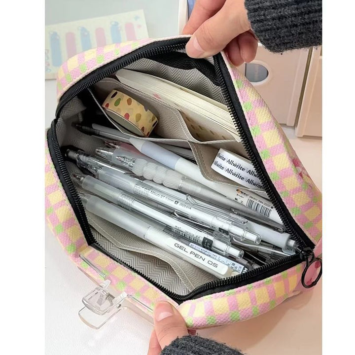 Cute Animal-Themed Zippered Pencil Case