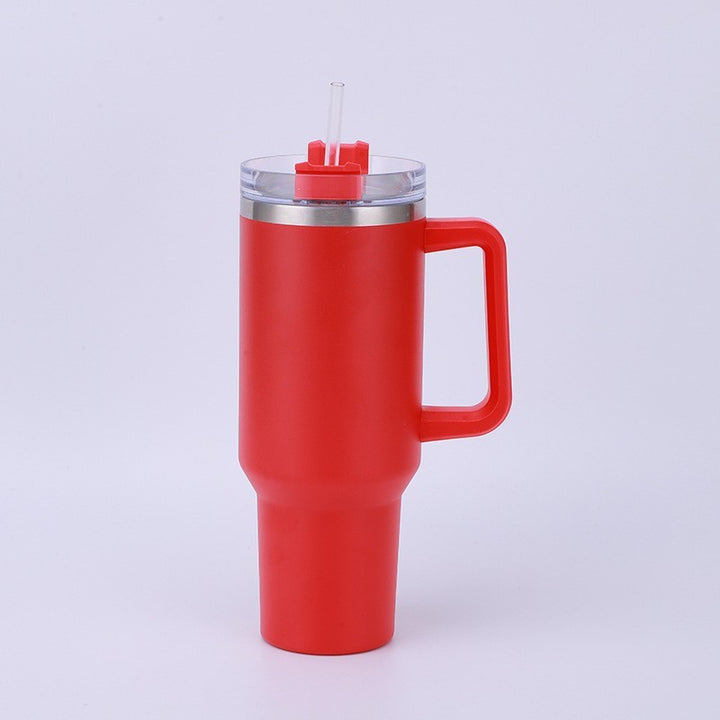 Women's Insulated Drinking Cup with Handle and Straw Kalsten