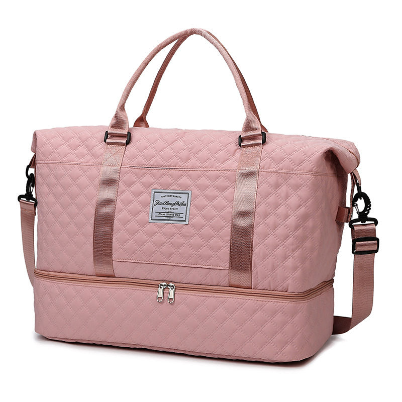 Quilted Multi-Functional Travel Tote