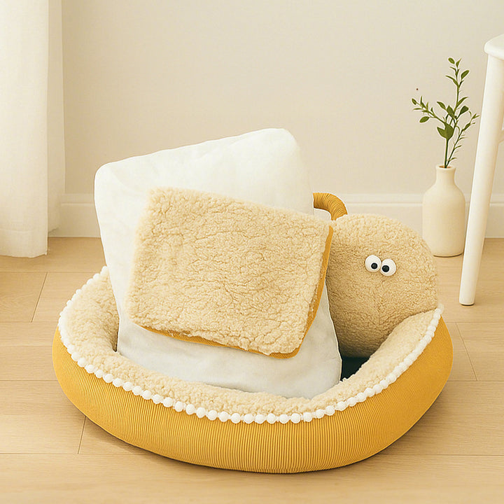Cozy Plush Cloud Dog Bed