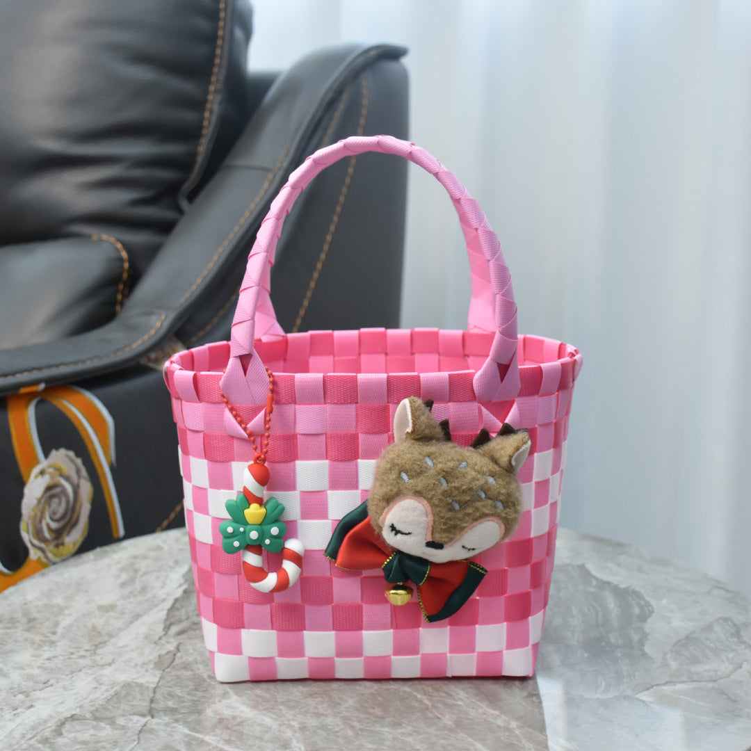 Playful and Colorful Basket Bag Kalsten