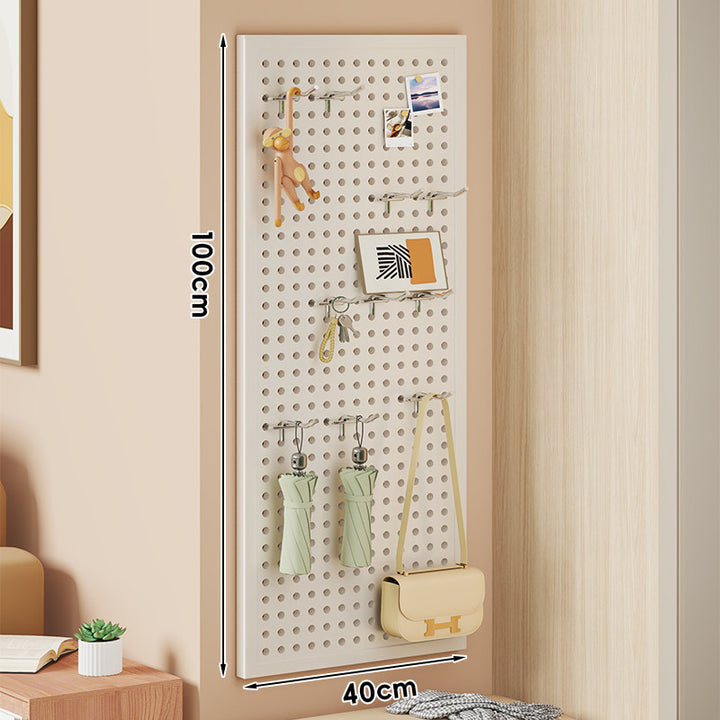 S-Shaped Offset Pegboard Utility Hooks with Support Post