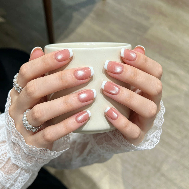 French Manicure Press-On Nails Kalsten