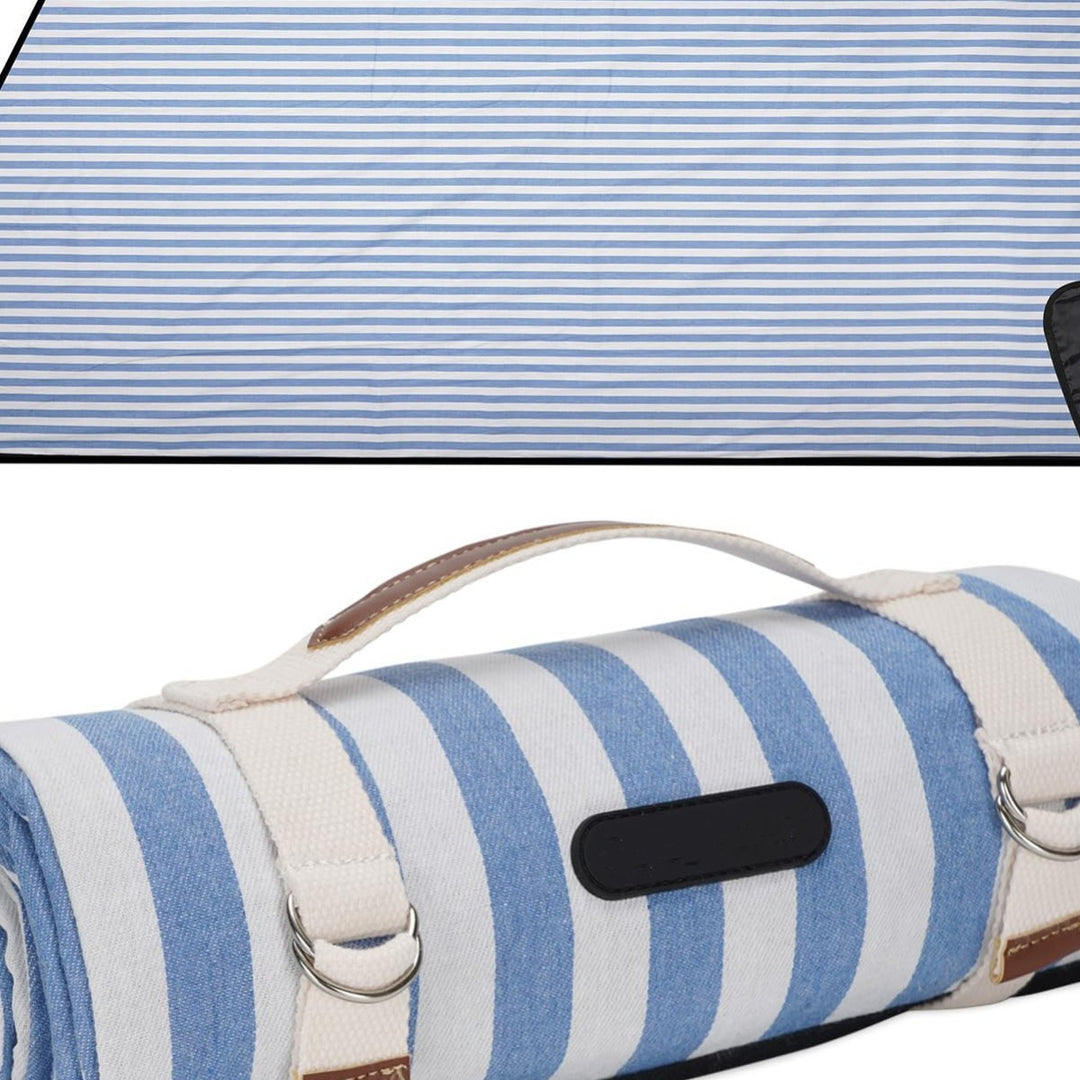 Unisex Picnic blanket with water-repellent underside and carrying handle Kalsten