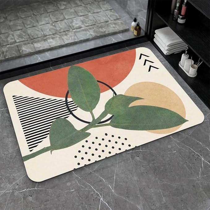 Stylish Water-Resistant Bath Mat Kalsten