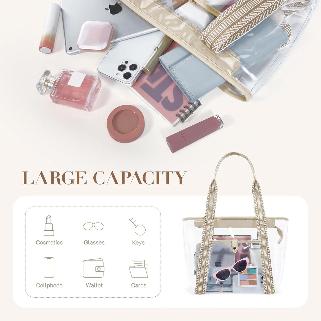 Fashionable Transparent Tote Bag Kalsten