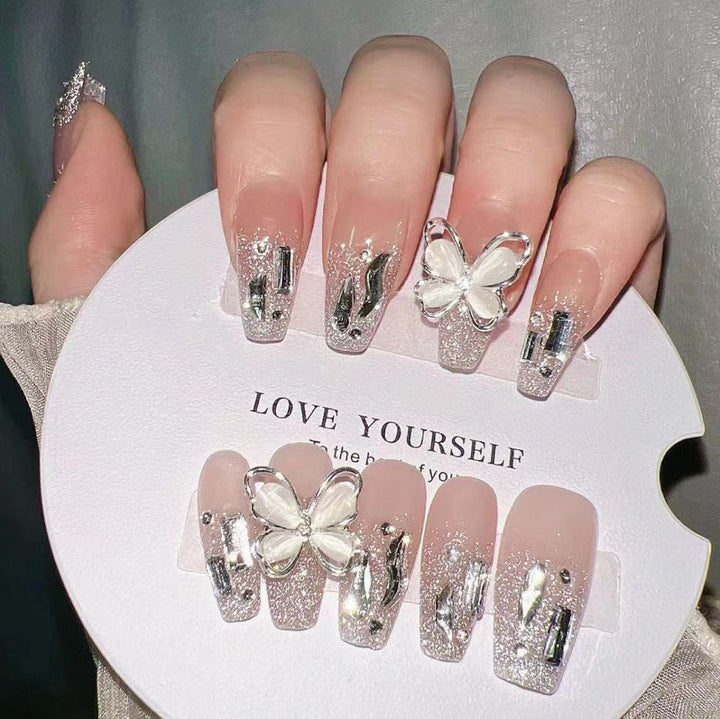 Premium Glittering Press-On Nail Extensions Kalsten
