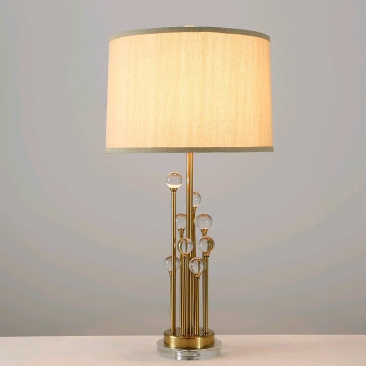 Elegant Table Lamp with Unique Sculptural Base