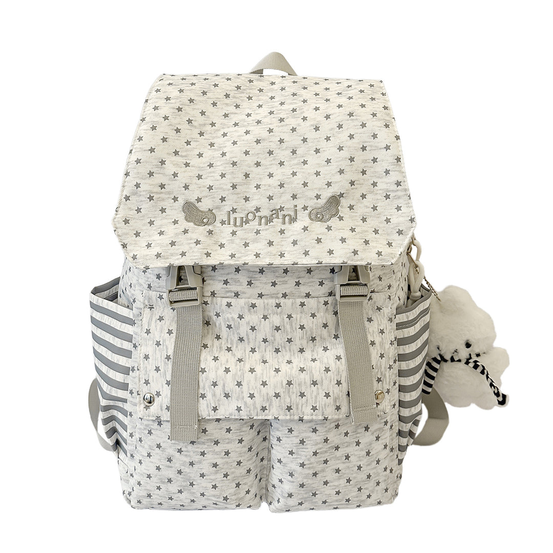 Charming Star-Embellished Casual Backpack Kalsten