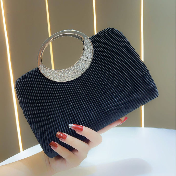 Elegant Pleated Evening Clutch