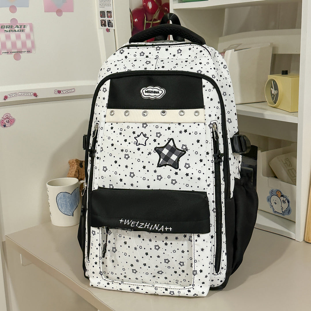 Transparent Pocket Backpack Kalsten