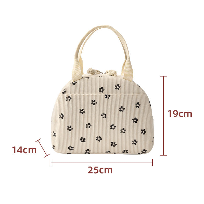 Insulated Floral Print Lunch Bag Kalsten